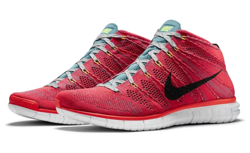 Nike Free Flyknit Chukka Bright Crimson