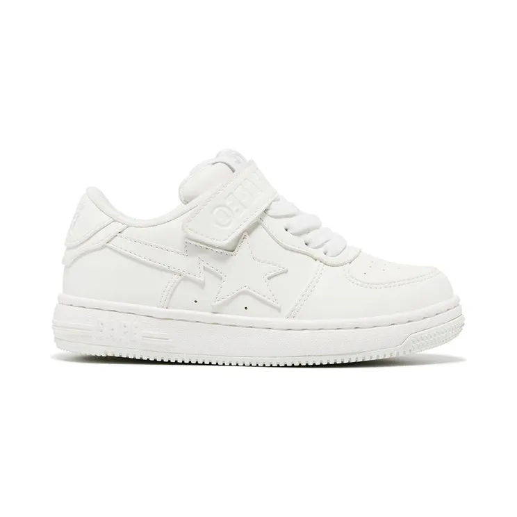 A Bathing Ape Bape Sta Low #1 Triple White (1J70-391-001-WHT)