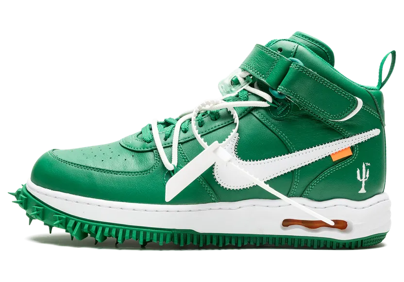 Nike Air Force 1 Mid x Off-White ™ Pine Green/White/White (DR0500-300)
