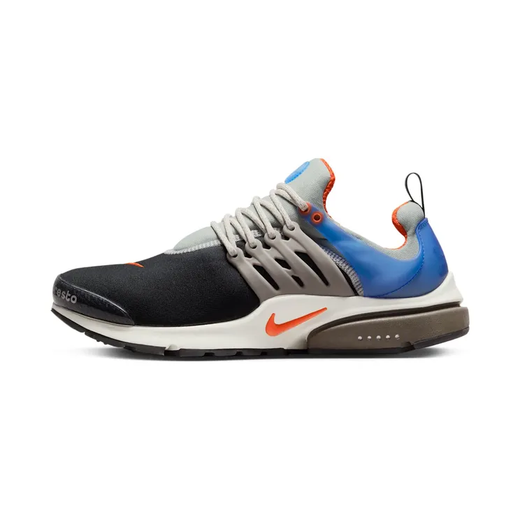 Nike Air Presto Premium “Black / Dusty Sage / Racer Blue / Team Orange” (DV0776-010)
