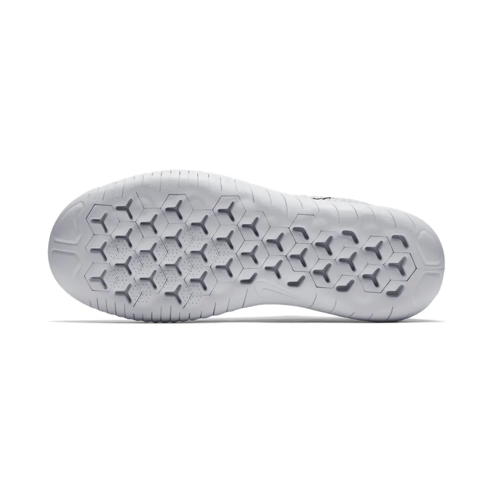 Nike Free RN Flyknit 2018 White Pure Platinum (W) White/Black-Pure Platinum (942839-100)