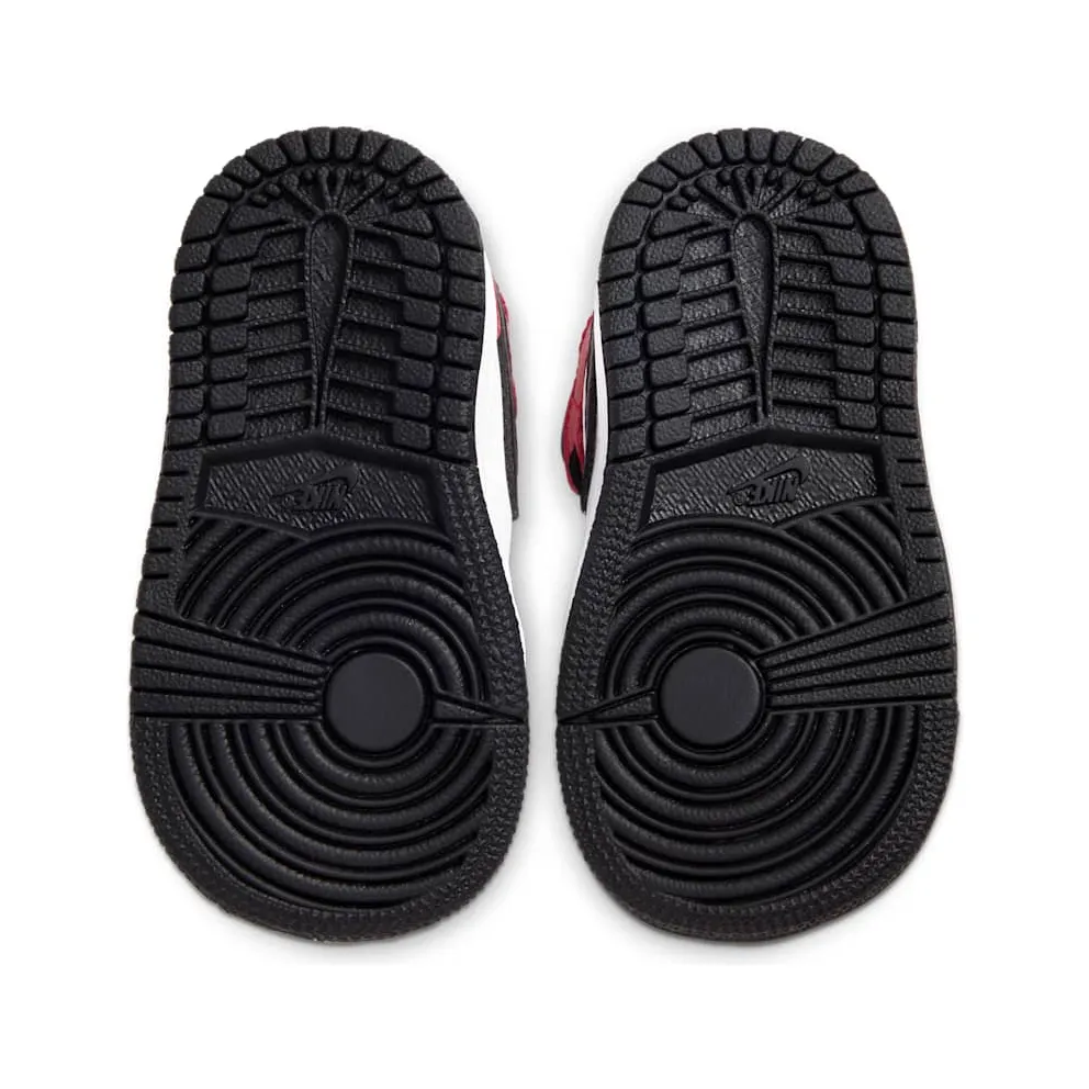 Jordan 1 Mid Chicago Toe (TD) Black/Gym Red-Black (640735-069)
