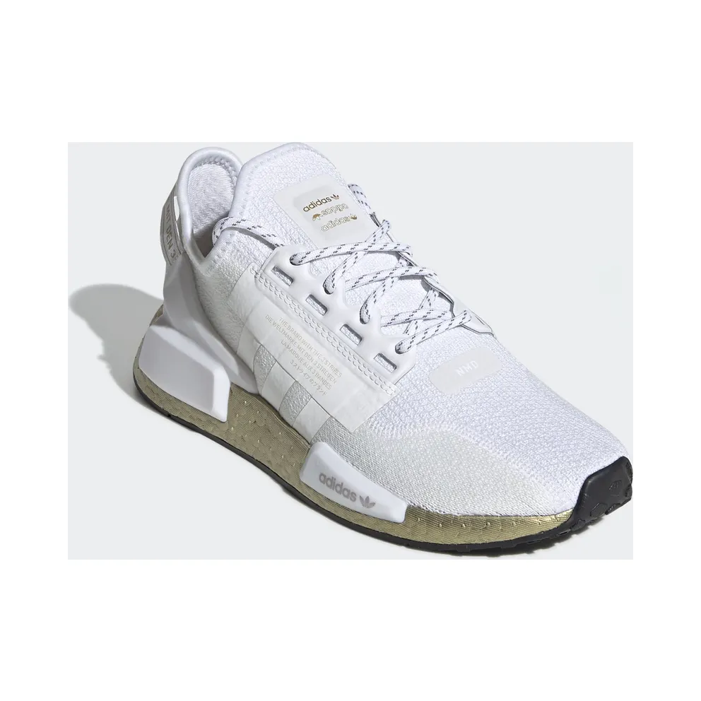 adidas NMD V2 Cloud White Gold Metallic (W) Cloud White/Cloud White/Gold Metallic (FW5450)