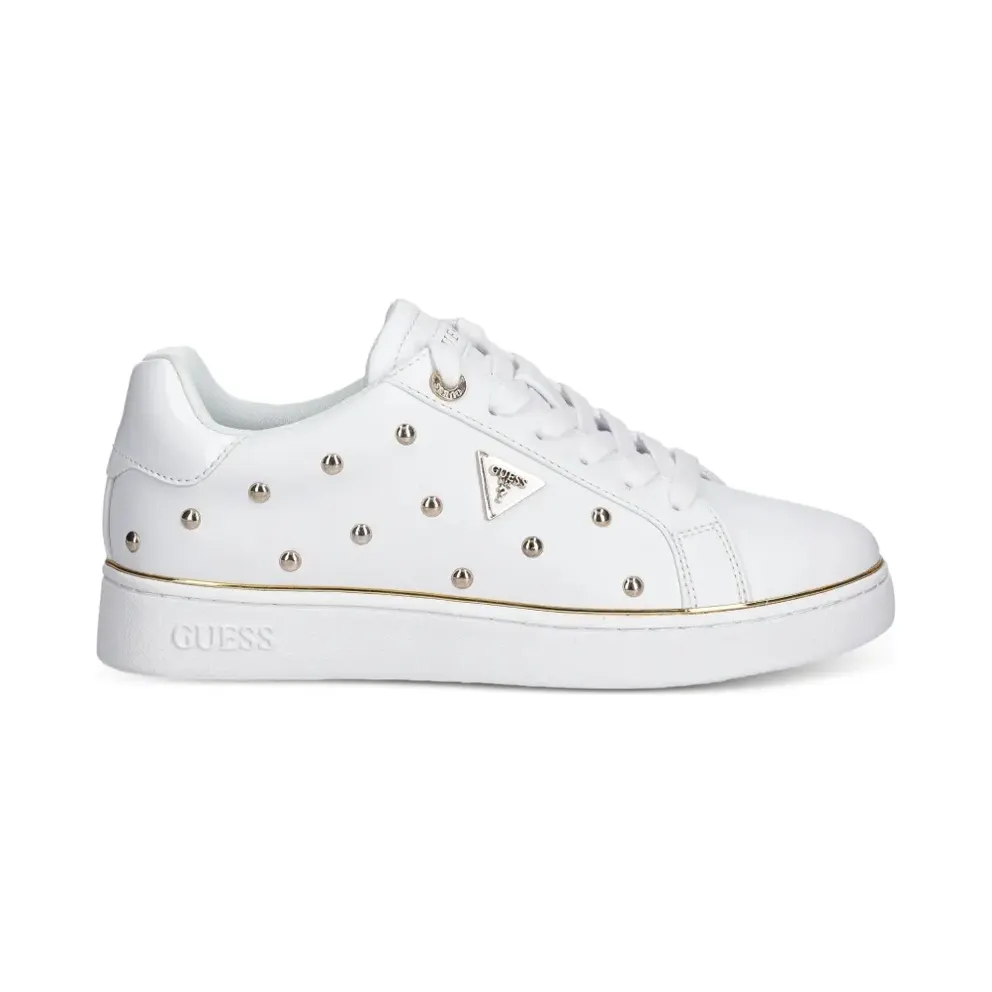 GUESS USA Bonitah with logo van studs – White (FLPBONELE12)