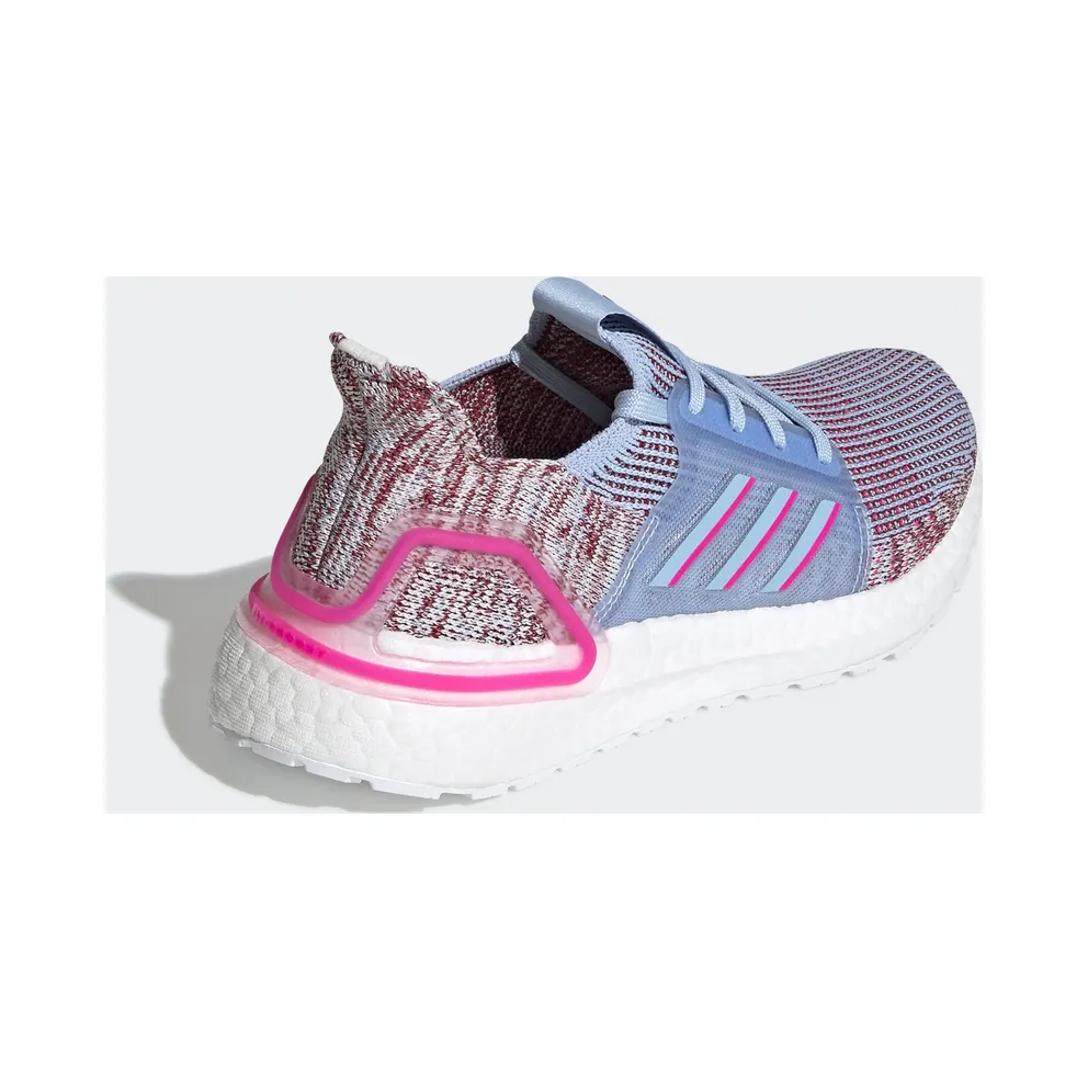 adidas Ultraboost 19 Glow Blue (GS) Glow Blue/Shock Pink/Active Maroon (EE6656)