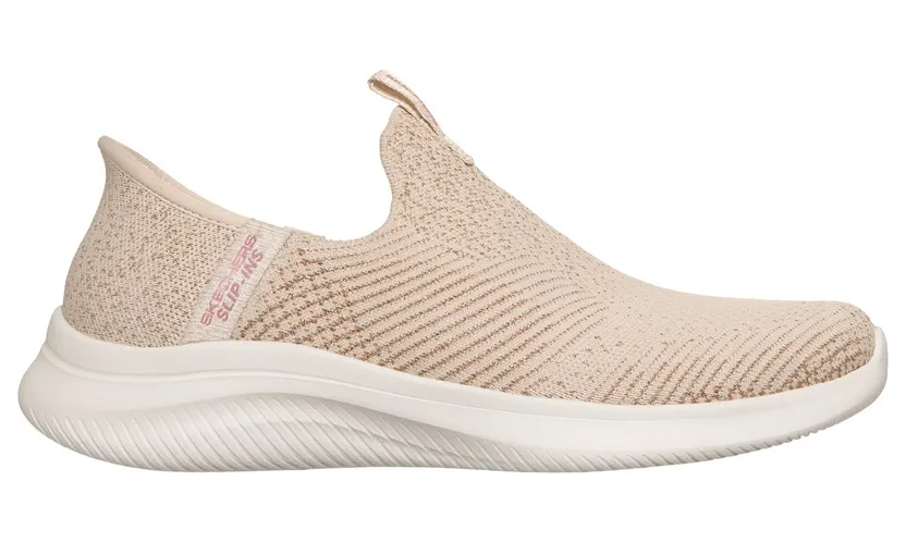 Skechers Slip-ins: Ultra Flex 4.0 – Midnight Sparkle Sneaker Natuurlijk/Goud