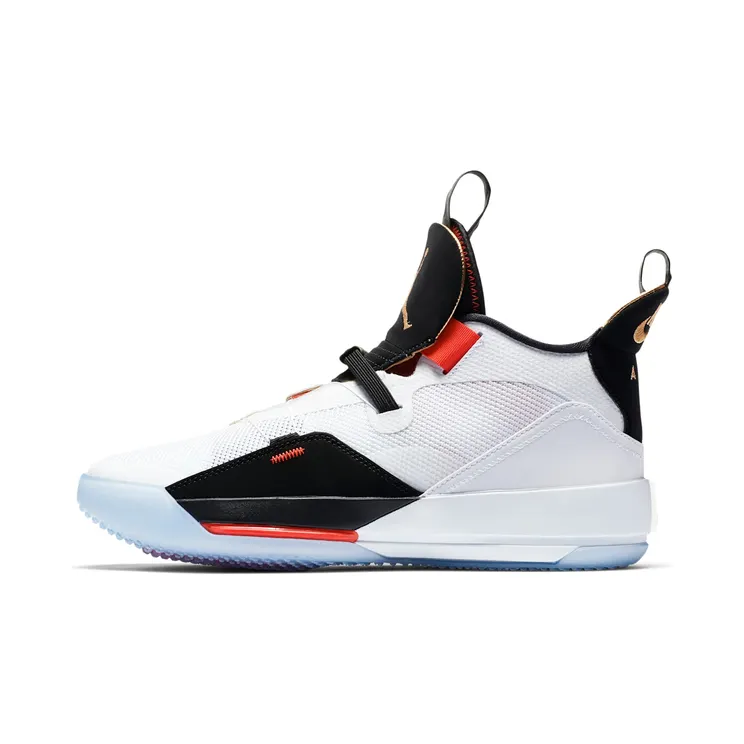 Air Jordan Nike AJ XXXIII 33 ‘Future of Flight’ “Sail / Phantom / Black / Metallic Gold” (AQ8830-100)