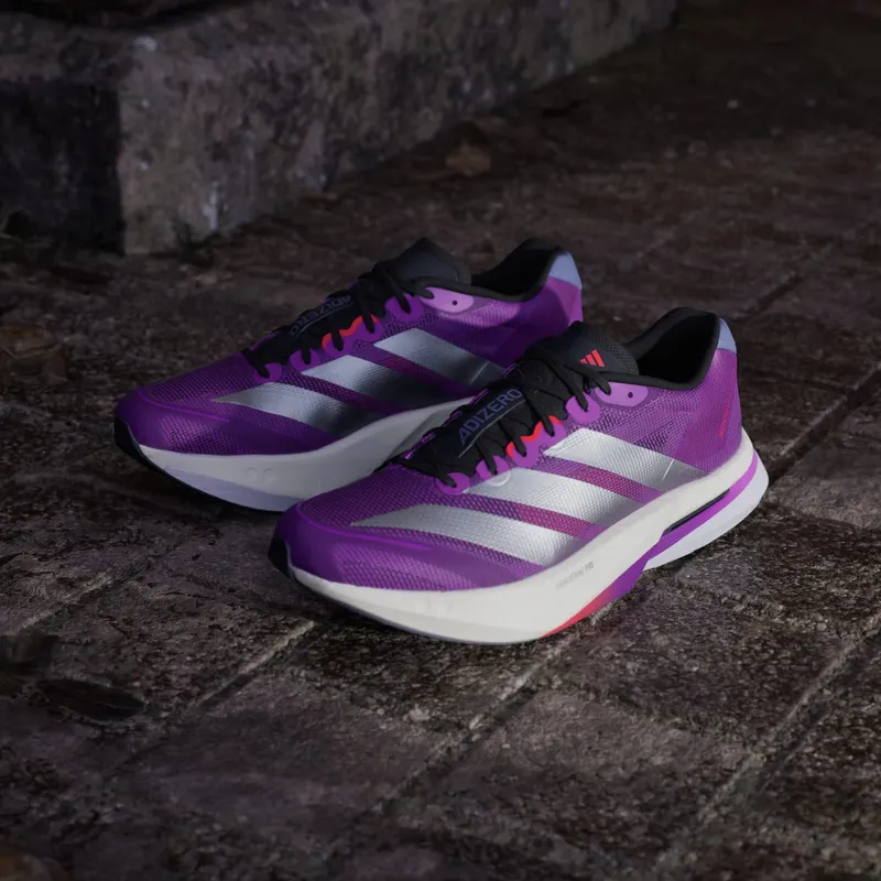 adidas Adizero Boston 13 Purple Burst Silver Metallic (JS4943)