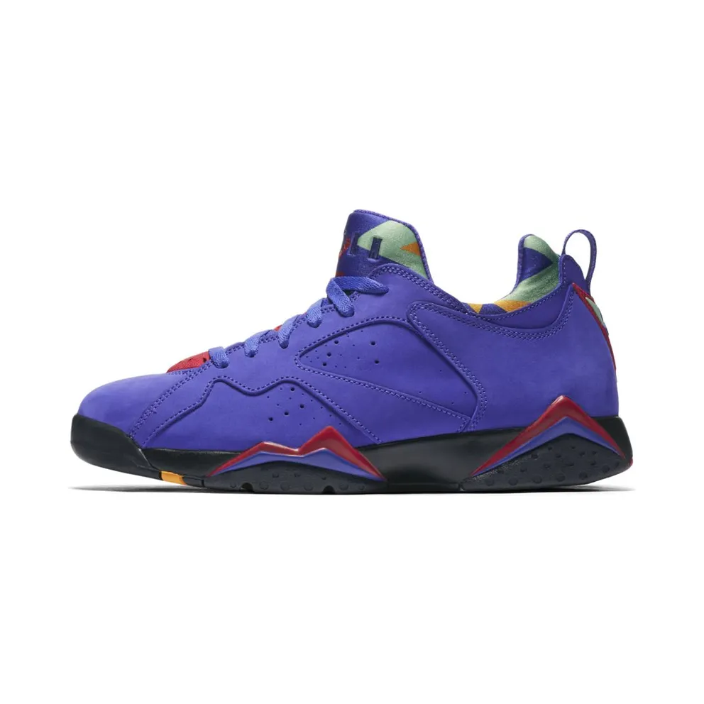 Jordan 7 Retro Low Bright Concord Bright Concord/Tourmaline-Black-Midas Gold-Crimson (AR4422-407)
