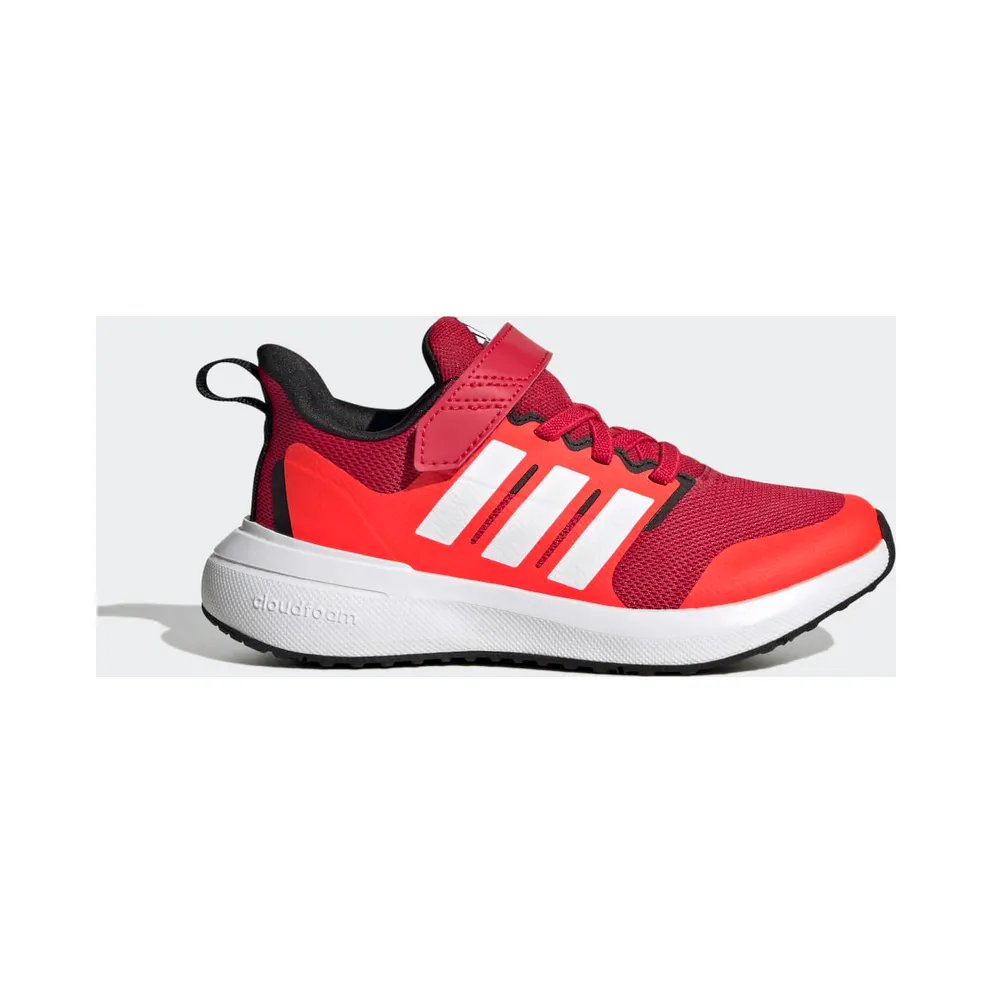 adidas Fortarun 2.0 Cloudfoam Sport Running Elastic Lace Top Strap Schuh Better Scarlet / Cloud White / Solar Red (HP5445)