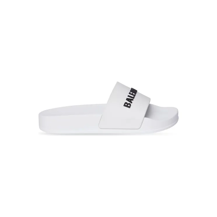 Balenciaga Pool Slide White Black (693777W1S839034)