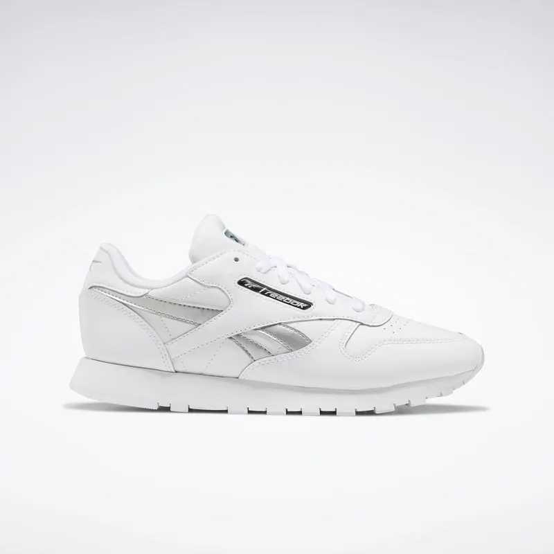 Reebok Classic Leather White / Silver Metallic / White (EF3267)