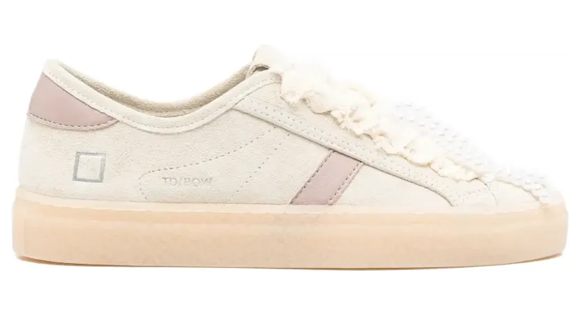 D.A.T.E. Tender Sneakers mit Schleife – Nude (W441TEBWBI)