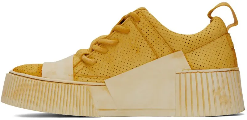 Boris Bidjan Saberi Yellow Bamba 2.1 Sneaker FAT (327-BAMBA 2.1)