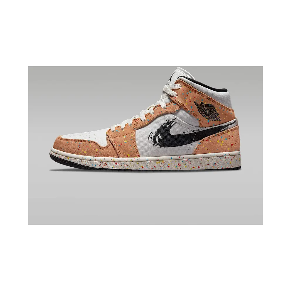 Air Jordan 1 Mid SE “Brushstroke” (DA8005-100)