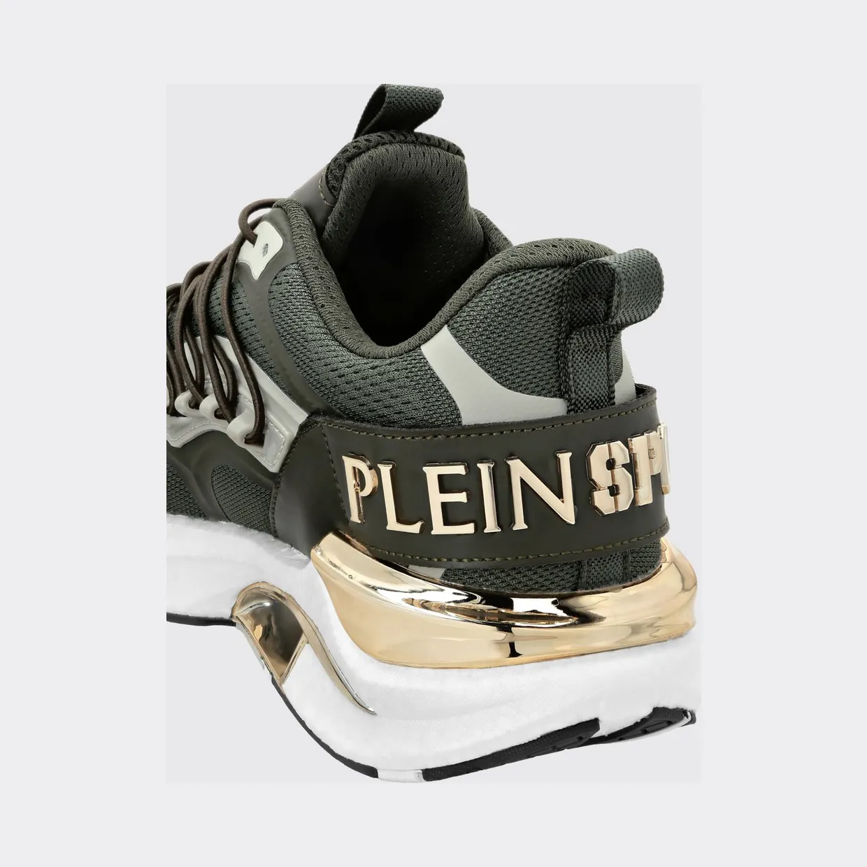 Plein Sport Air Pressure Gen. X.04 Low-Top Sneakers in Mesh with Chunky Sole Gold (SAESUSC0736STE003N6593) (2)