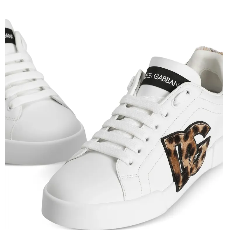 Dolce & Gabbana Portofino Light Strobel Nappa Calfskin “White” (CK2395 A0225 8S543) (2)