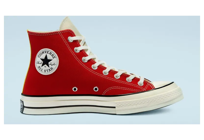 Converse Tri-Panel Chuck 70 High Top Team Red/gym Red/natural Ivory (171123C)