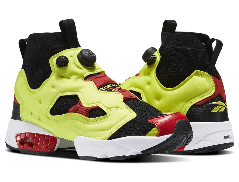 Reebok Instapump Fury OG Ultraknit Black Hyper Green Black/Hyper Green-Reebok Red (Other Brands Reebok)