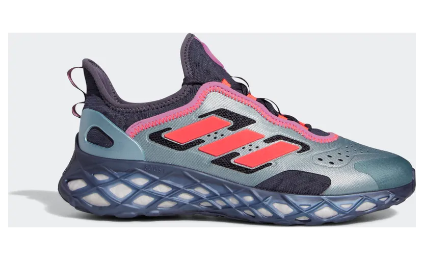 adidas Web BOOST Running Sportswear Lifestyle Laufschuh Magic Grey Met / Impact Orange / Shadow Navy (GZ6444)