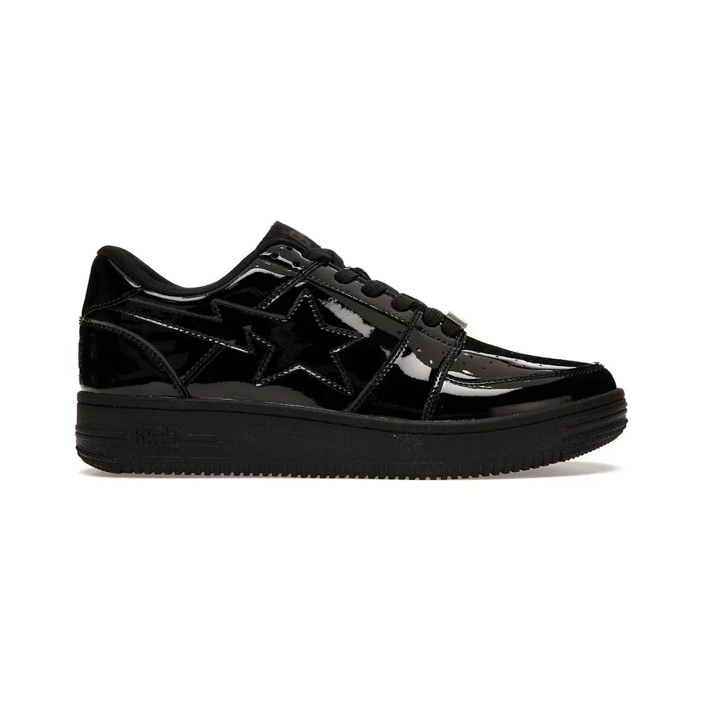 A Bathing Ape Bape Sta Low Patent Black (1G30291010)