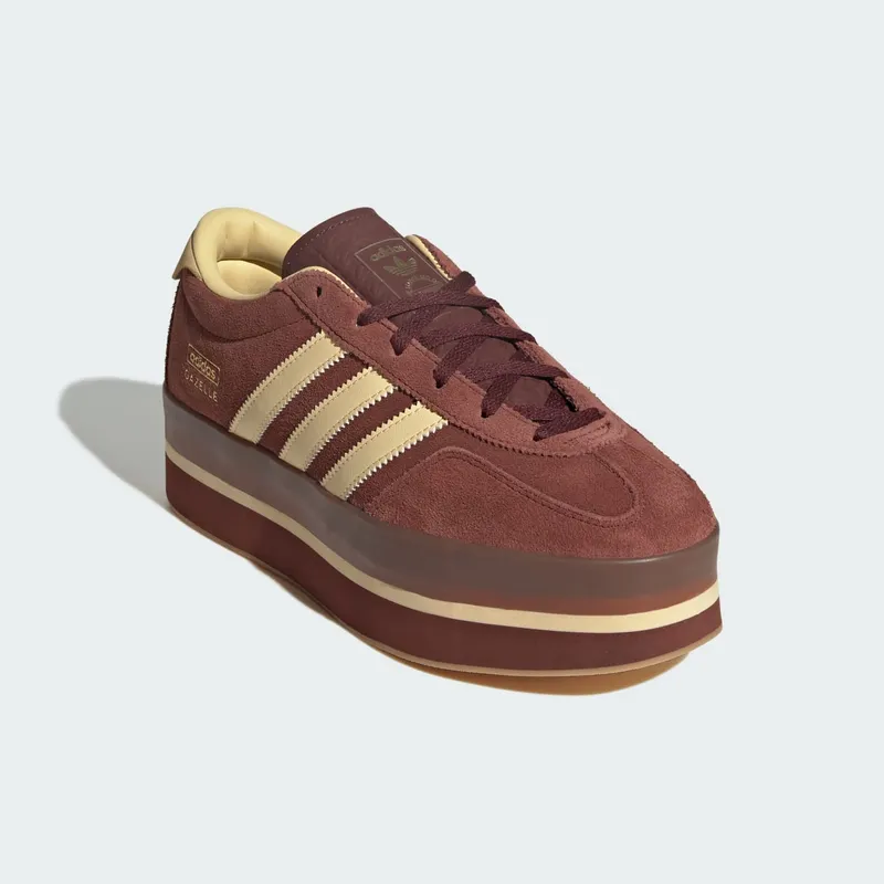 Adidas Gazelle Stack Fox Brown / Orange Tint / Gum (JS3928)