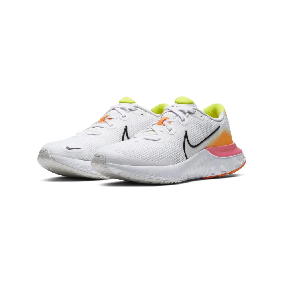 Nike Renew Run White Pink Blast (GS) White/Platinum Tint/Pink Blast (CT1430-100)