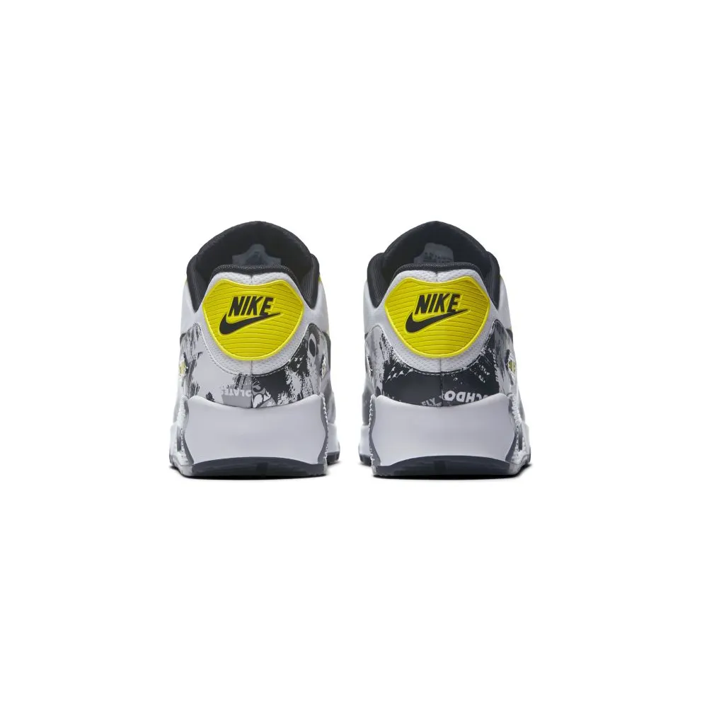 Nike Air Max 90 Ultra 2.0 Doernbecher Oregon Ducks (W) White/Black-Dynamic Yellow-White (838767-100)