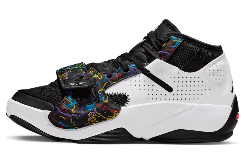 Jordan Zion 2 Noah White Black Multi-Color (DV1003-003)