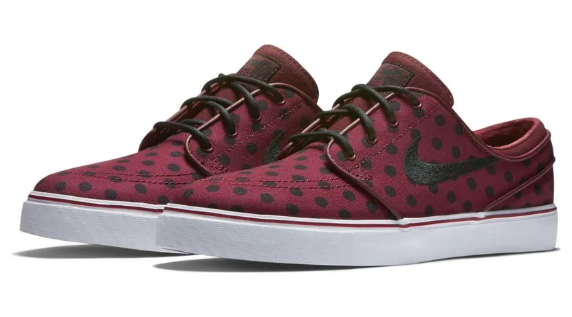 Nike SB Zoom Stefan Janoski Canvas Team Red Polka Dot