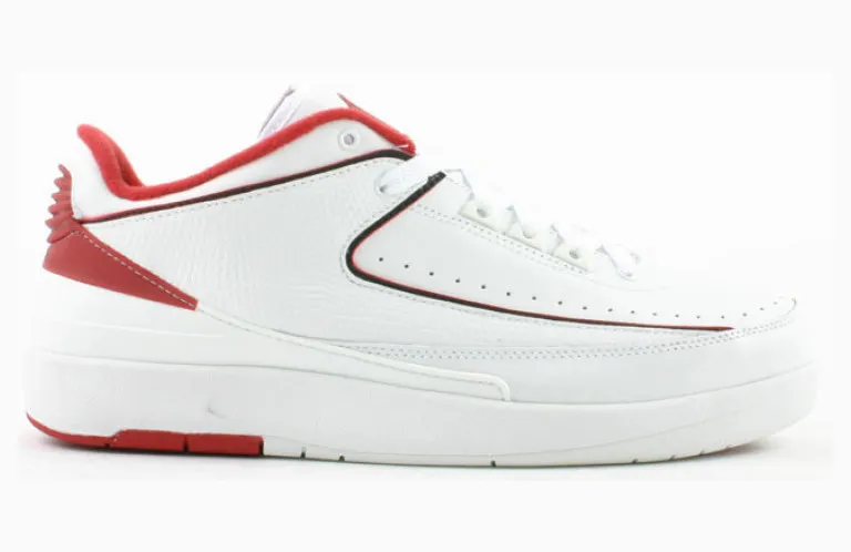 Jordan 2 Retro Low White Varsity Red