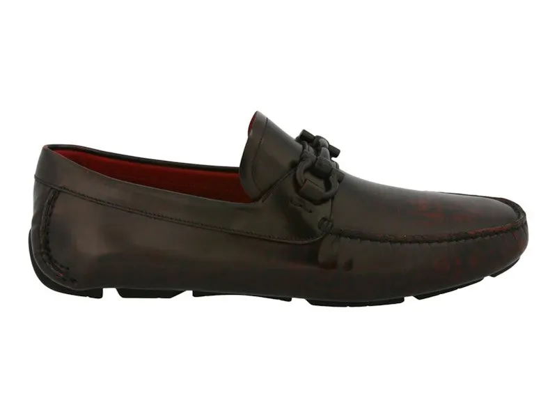 Ferragamo Parigi Gancini Drivers X-Wide Black (02C398-749451-2E)