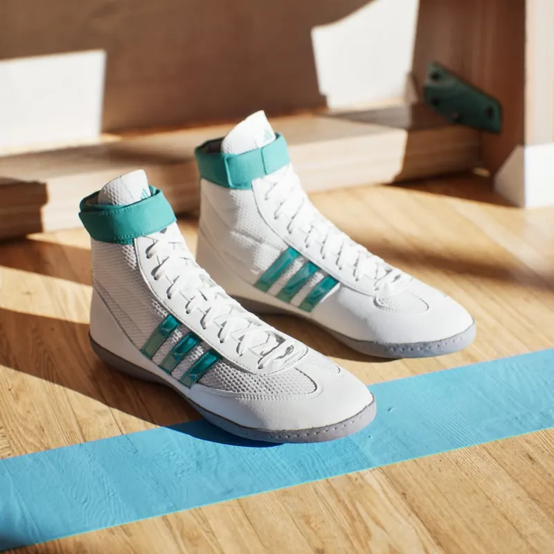 Adidas Combat Speed 4 Cloud White / Pure Teal / Grey Three (JQ4985)