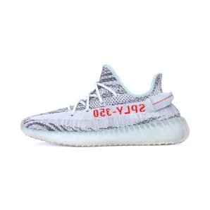 adidas YEEZY BOOST 350 V2 Blue Tint / Grey Three / Hi-Res Red (B37571)