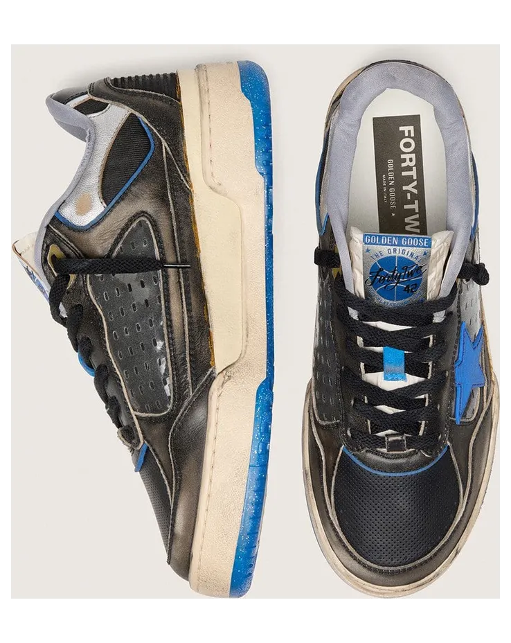 Golden Goose Forty2 In Black Foam Rubber And Leather With Tpu Star And Black Leather Heel Tab (GMF00630.F007959.90509) (3)