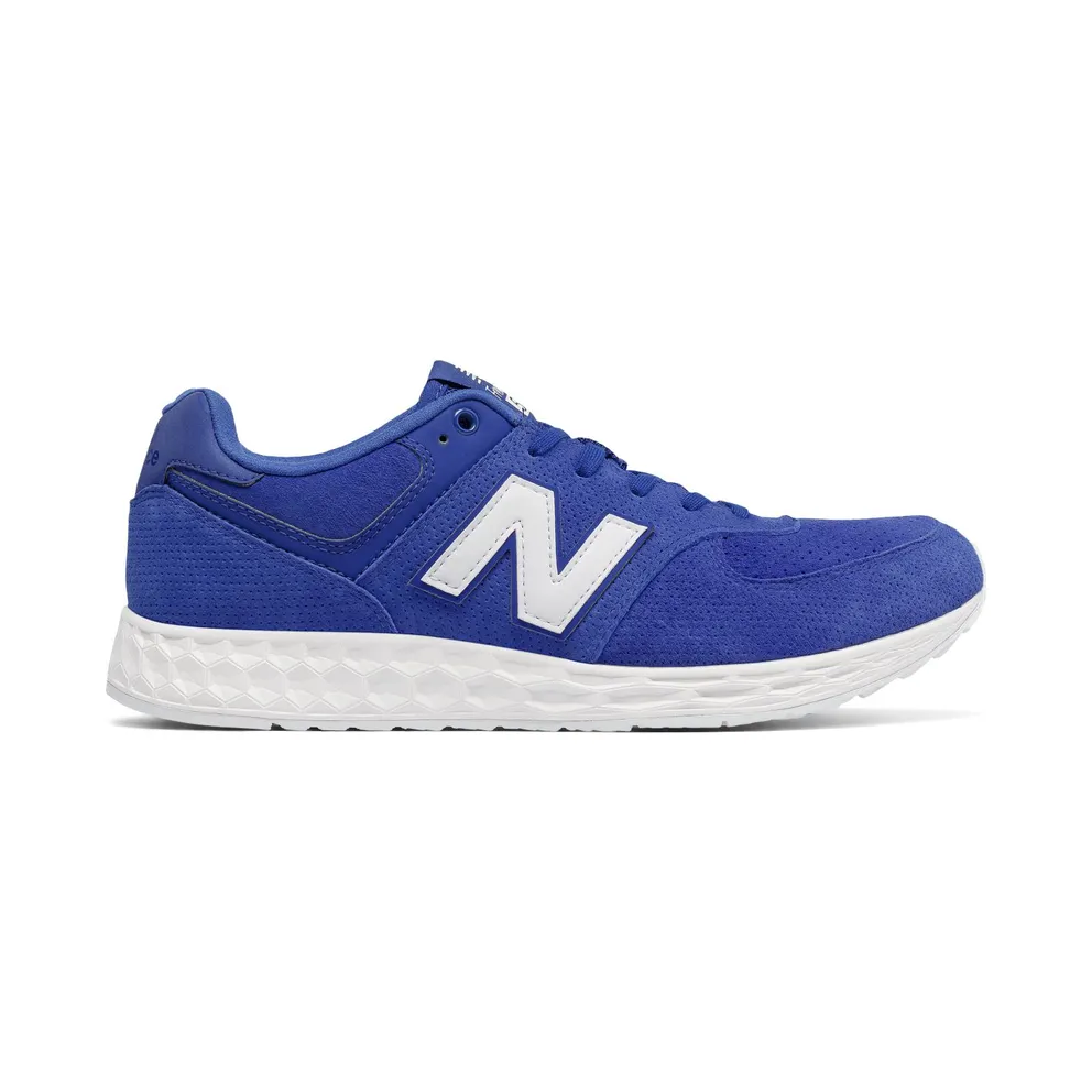 New Balance 574 Fresh Foam Suede Blue White (MFL574FE)