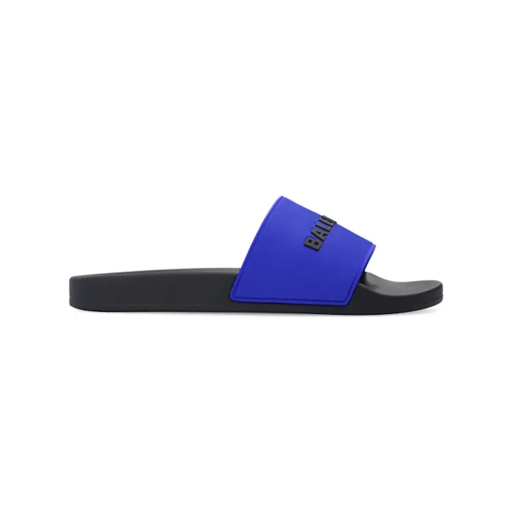 Balenciaga Pool Slide Navy Blue Black (565826 W1S8A 4010)
