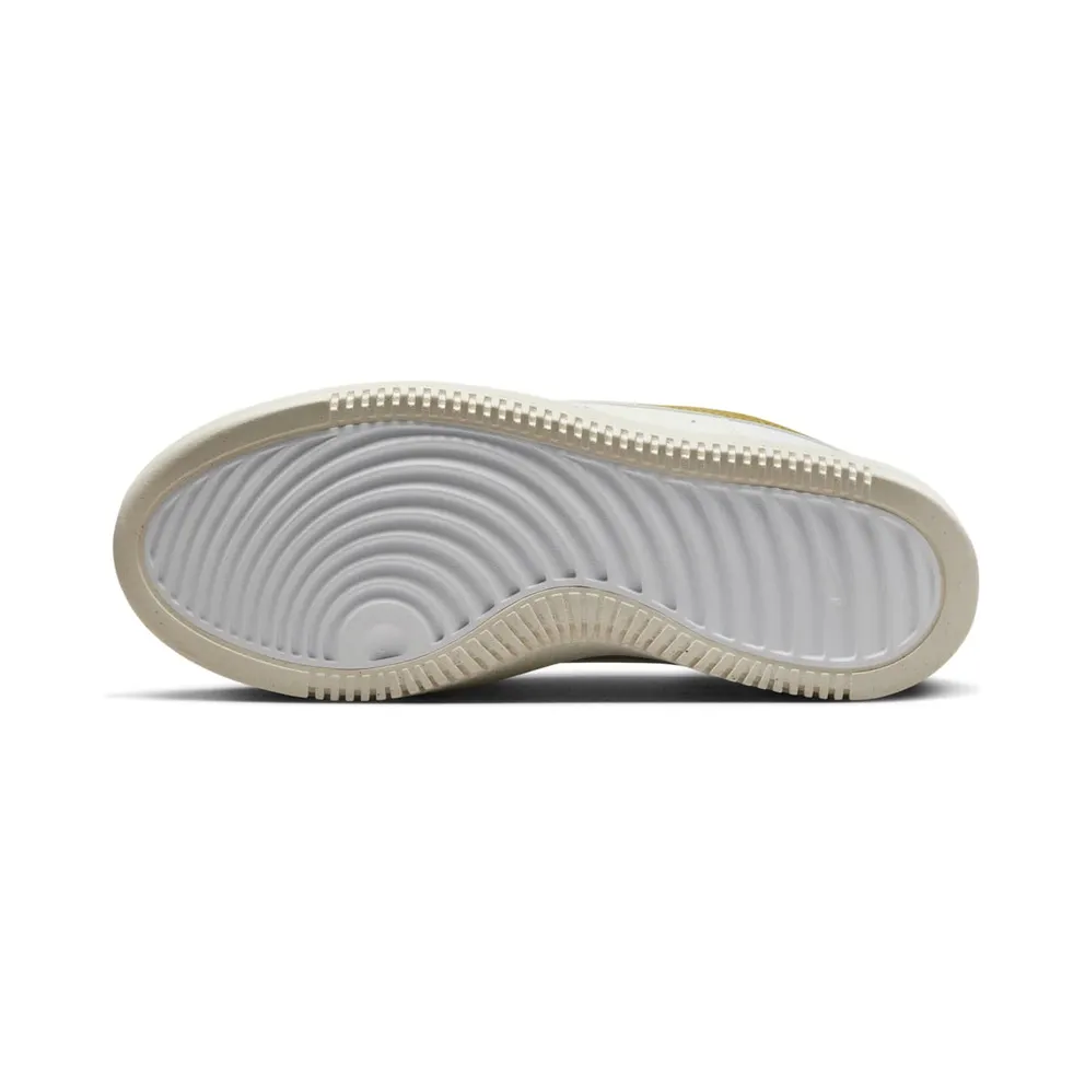 Nike Court Vision Alta “White / Light Bone / Sail / Metallic Gold” (DZ5394-100)
