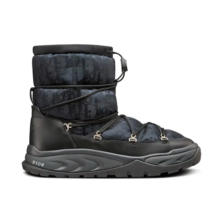 Dior Snow Ankle Boot Black Oblique Nylon (3BO267ZLP96944)