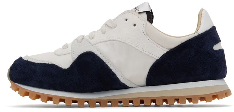Spalwart Navy & Off-White Marathon Trail Low Sneakers (97037755870)