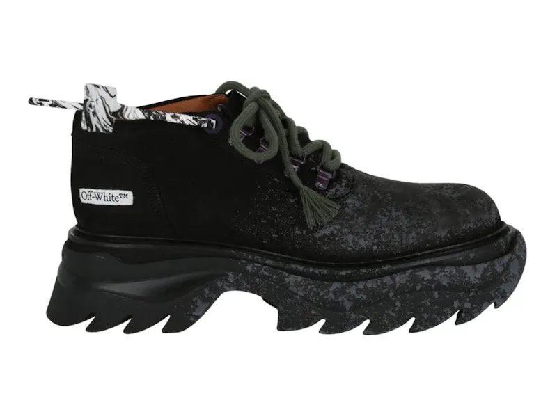 OFF-WHITE Rigid Sole Sneaker Black Grey (IA211R21 LEA00 11009 00037)
