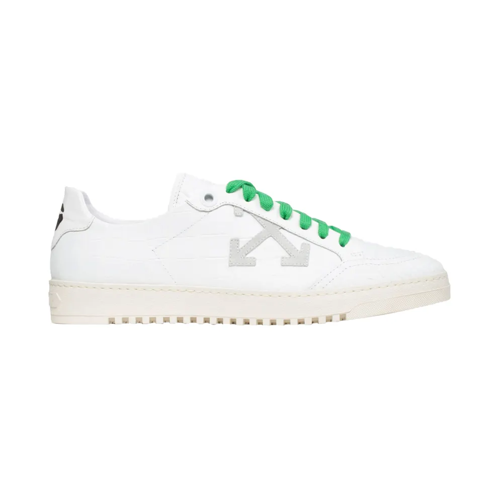 Off-White Croco White Green (OMIA042E20LEA0020100)