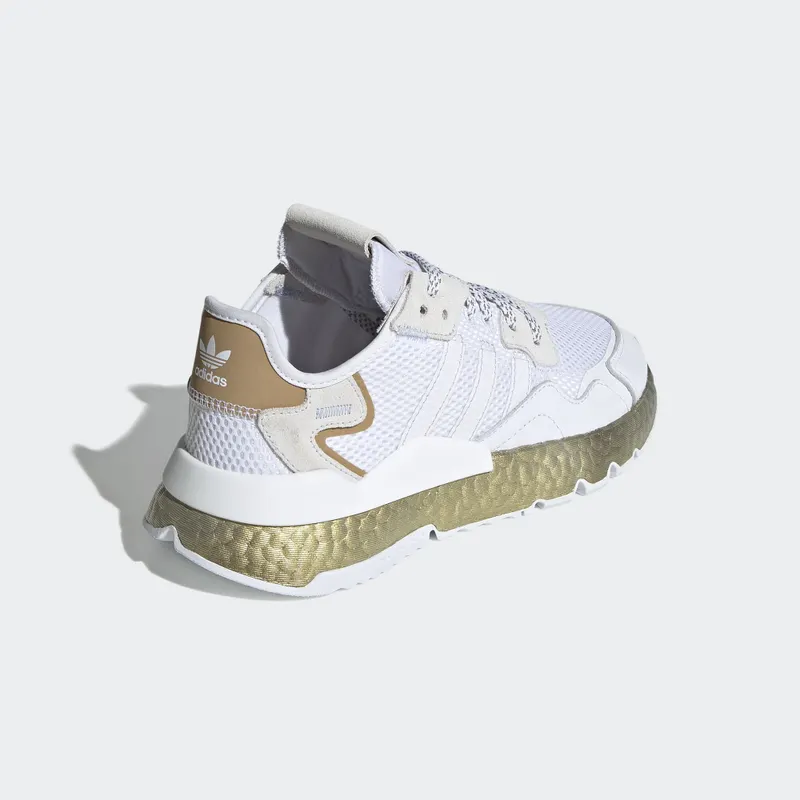 adidas Nite Jogger Cloud White Periwinkle (W) Cloud White/Periwinkle/Gold Metallic (FV4138)