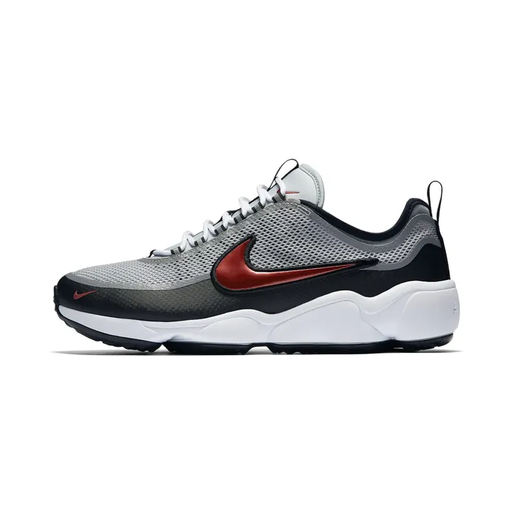 Nike Air Zoom Spiridon Ultra “Metallic Silver / Black / White / Desert Red” (876267-001)