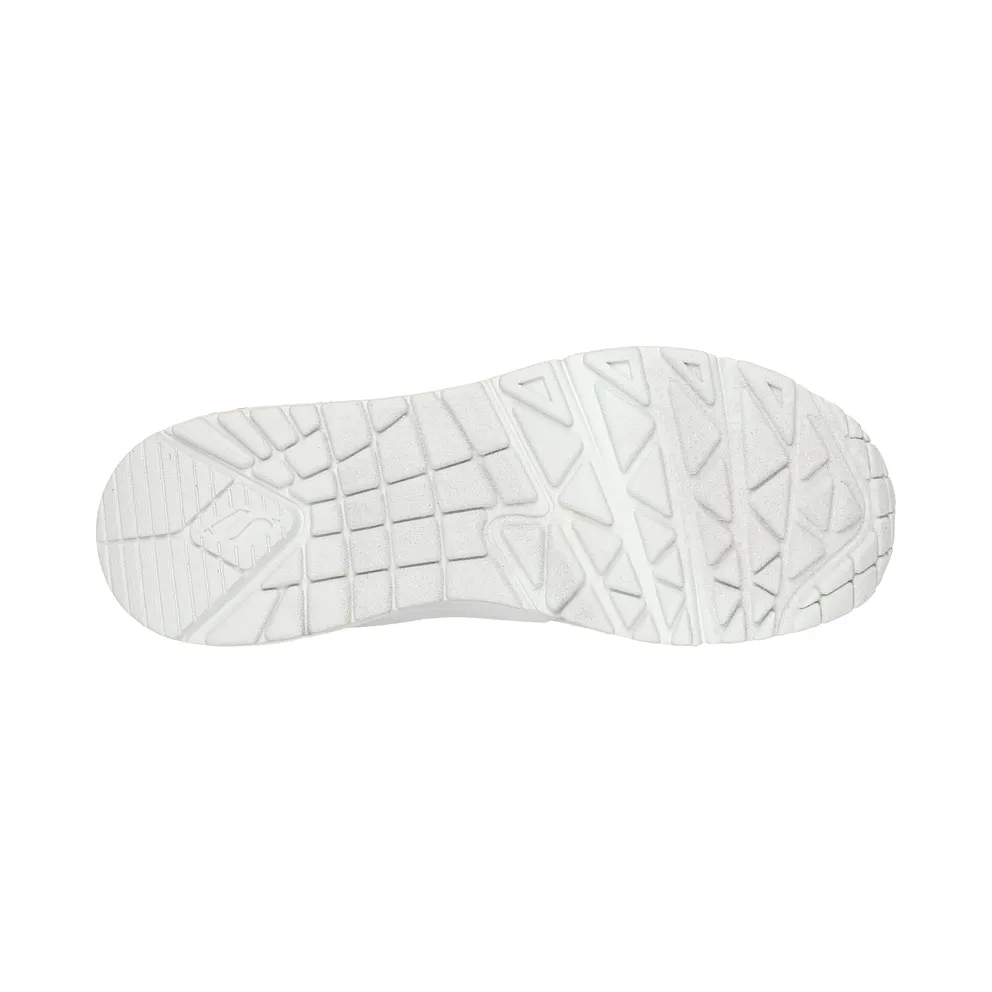 Skechers x JGoldcrown: Uno – Spread the Love – White / Coral (155507 WCRL)