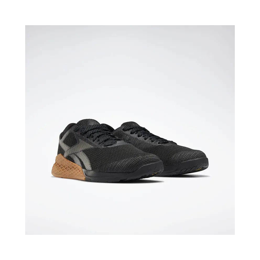 Reebok Nano 9 Black Gum Black/True Grey 7-Reebok Rubber Gum 03 (Other Brands Other)