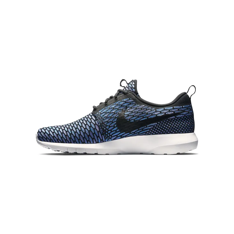Nike Roshe Run Flyknit Neo Turquoise Black/Black Neo Turquoise (677243-002)