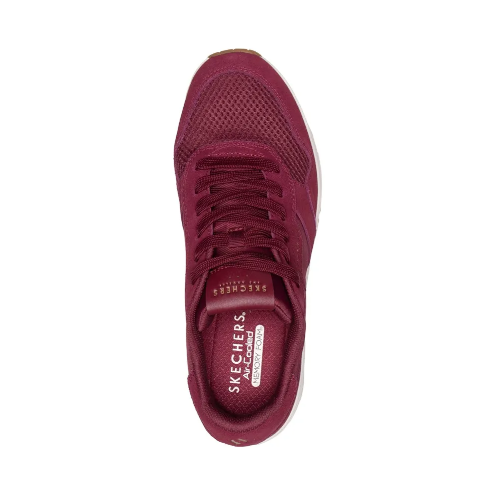Skechers UNO – Vintage Air Sneaker Bordeauxrood