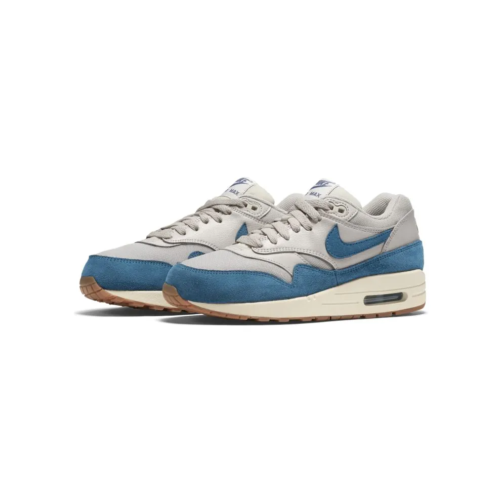 Nike Air Max 1 Essential Light Bone (W) Light Bone/Brigade Blue-Sail-Gum Medium Brown (599820-019)