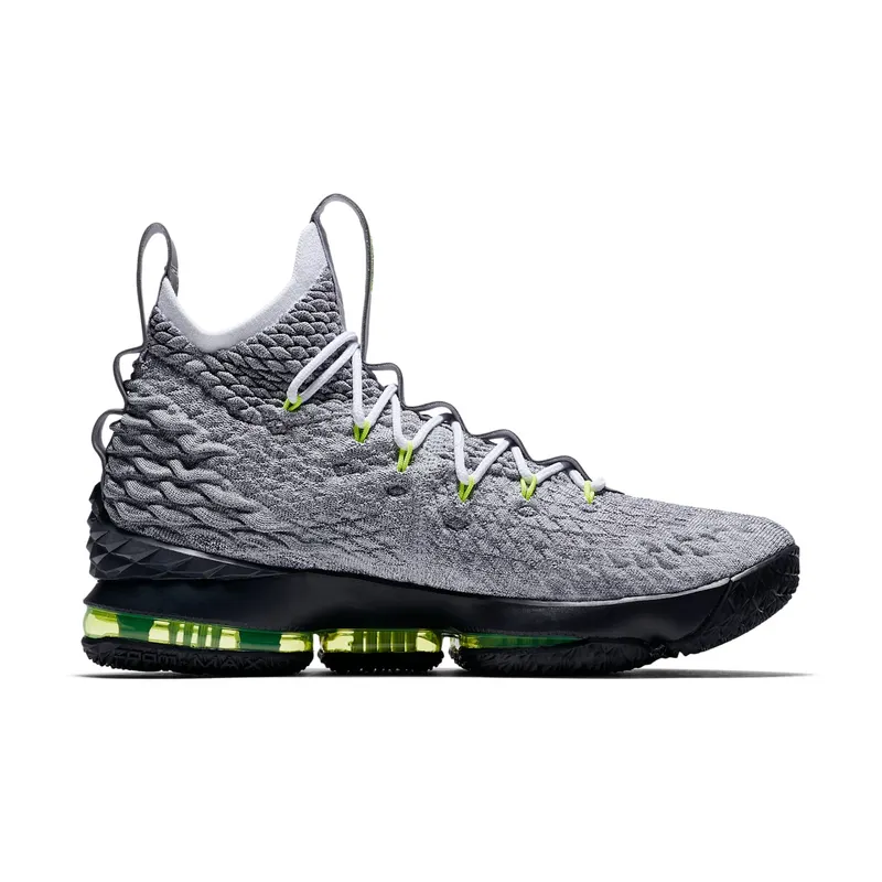 Nike LeBron 15 Air Max 95 Cool Grey/Neon Yellow (AR4831-001)